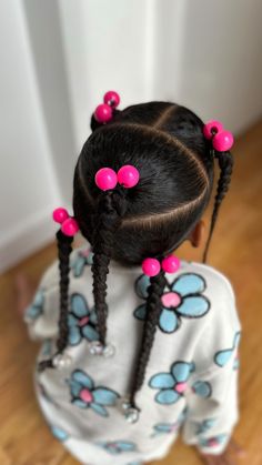 Black Baby Girl Hairstyles, Baby Girl Hairstyles Curly, Daughter Hairstyles, Cute Toddler Hairstyles, Lil Girl Hairstyles, Kids Curly Hairstyles, Kid Braid Styles, Curl Defining, Toddler Hairstyles Girl