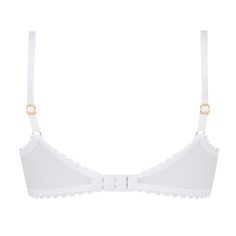 Underwire bra AGENT PROVOCATEUR Melle White Push-up Nursing Bra With Removable Cups, White Underwire Nursing Bra With Removable Cups, White Nursing Bra With Removable Cups And Underwire, White Underwire Bra With Removable Cups, White Low-cut Bra With Adjustable Straps, White Low-cut Padded Bra, White Bra With Removable Cups, Agent Provocateur, Underwire Bra