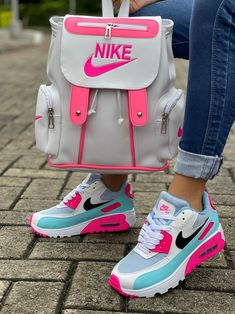 Nike Bag, Backpack Set, Pink Nike, Nike Sneakers Women