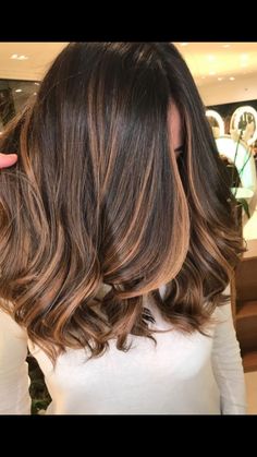 Balayage Bob, Medium Length Hairstyles, Brown Hair With Blonde Highlights, Pinterest Hair, Long Brown Hair, Ombre Hair Color