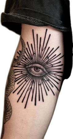 Fenrir Tattoo, Evil Eye Tattoo, Palm Tattoos, Elbow Tattoos, 4 Tattoo, Tatuaje A Color, Knee Tattoo, Calf Tattoo, Eye Tattoo