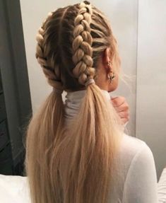 Braid Hairstyle Ideas, Braid Hairstyle, Pinterest Hair, Christmas Hairstyles, Penteado Cabelo Curto, Easy Braids, Box Braids Hairstyles, Braided Ponytail