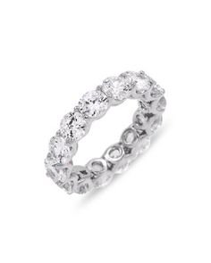 Adinas Jewels Cubic Zirconia Eternity Band Ring in Sterling Silver Adinas Jewels, Silver Jewelry Accessories, Eternity Band Ring, Eternity Band, Eternity Bands, Band Ring, Eden, Band Rings, Cubic Zirconia