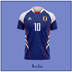 a soccer jersey designed to look like the team's uniform for the 2010 world cup