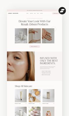 the website is clean and ready to be used for cosmetic purposes, including skin care products