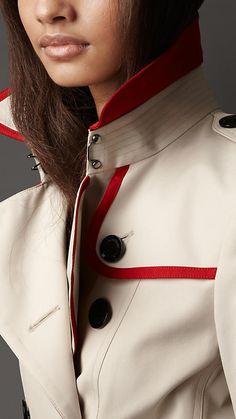 Short Technical Cotton Contrast Detail Trench Coat | Burberry Burberry Women, Trench Coats Women, Fashion Line, Blake Lively, Fashion Photoshoot, Coat Fashion, Looks Vintage