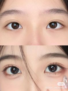 Korean Eyes No Makeup, Natural Monolid Eye Makeup, Fern Cosplay, Almond Eye Makeup, Soft Eye Makeup, Kawaii Makeup, Korean Eye Makeup, Makeup Accesories