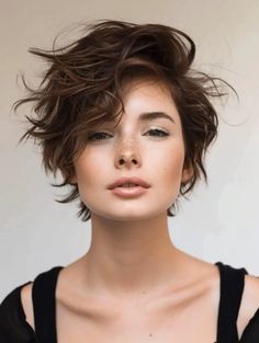 Flattering Haircuts For Round Faces, Textured Bob Hairstyles, 2024 Haircuts, Pixie Cut Round Face, Haircuts For Round Faces, Flattering Haircuts, Short Hair Cuts For Round Faces, Haircut Inspo, Hairstyle Inspo