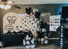 Modern Mickey Mouse First Birthday Black and White Mickey Mouse Vintage Mickey Mouse First Birthday Decor Mickey Mouse Birthday Backdrop Mickey Mouse Birthday Party Backdrop, Vintage Mickey 1st Birthday, Mickey Black And White Party, Black And White Mickey Mouse Centerpieces, Mickey Birthday Backdrop, Mickey Mouse First Birthday Invitations, Black And White Mickey Birthday, Black And White Mickey Mouse Birthday