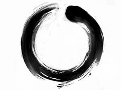 a black and white painting with the letter c in it