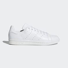 adidas Stan Smith Shoes - White | Free Shipping with adiClub | adidas US All White Shoes, Smith Shoes, Brand Name Shoes, Minimalist Shoes, Adidas Originals Mens, Adidas White, White Trainers, Mode Inspiration, White Adidas