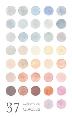 Instagram Story Highlight Icons Watercolor Circles Clipart | Etsy Sweden Circle Clipart, Instagram Story Highlight Icons, Zestaw Ikon, Story Highlight Icons, Watercolor Circles, Hex Color Palette, Instagram Story Highlight, Insta Icon, Bullet Journal Stickers