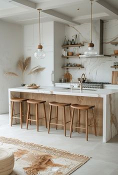 Have you ever wondered how the warmth of bohemian style can blend with the clean lines of Scandinavian design to transform your kitchen into an inviting yet functional heart of the home? The fusion of Scandi and Boho elements brings together the best of both worlds—efficiency, and charm—into a cooking space that’s as inspiring as it is practical. In this article, we explore 29 Scandi Boho kitchen inspirations that are not only aesthetically pleas Scandi Boho Kitchen, Counter Top Table, Counter Organization Ideas, Small Kitchen Counter, Kitchen Counter Organization Ideas, Counter Clutter, Kitchen Counter Organization, Scandinavian Kitchen Design, Counter Organization