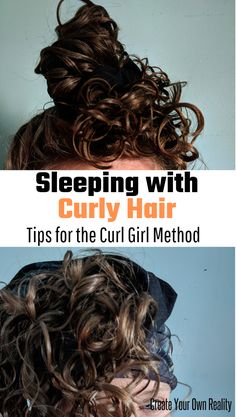 Sleeping With Curly Hair, Sleep With Curly Hair, Hair 50, How To Sleep, Hair Help