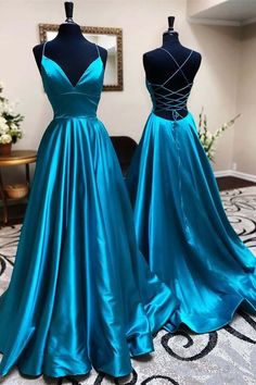 Prom Dresses Long Blue, Simple Prom Dress Long, Simple Prom Dress, Graduation Dresses, Cute Prom Dresses, Long Prom Dresses, Grad Dresses, Prom Dresses Blue, Party Gowns