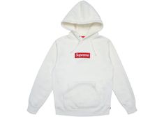 Supreme Box Logo Hooded Sweatshirt White - FW16 Supreme Box Logo Hoodie, Supreme Clothing, Supreme Streetwear, Underground Clothing, Supreme Hoodie, Supreme Box Logo, Adidas Wallpapers, Men's Activewear, Sweatshirt White