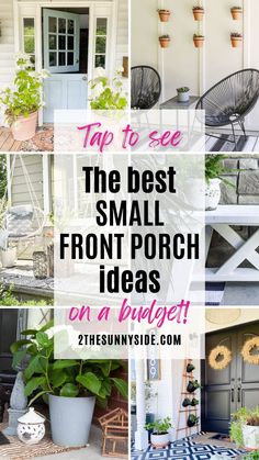 the best small front porch ideas on a budget