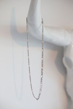 Details: Sterling Silver Figaro Chain Figaro Chain Necklace, Chunky Chain Necklaces, Figaro Chains, Figaro Chain, Chain Link Necklace, Link Necklace, Fashion Advice, Arrow Necklace, Chain Necklace