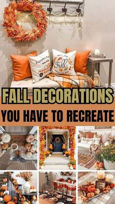 fall decorations you have to recreae