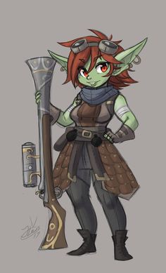 Goblin Art, Pathfinder Character, Oc Pokemon, Fantasy Races, Dungeons And Dragons Homebrew, Dnd Characters