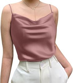 Silk Blouses, Silk Cami, Silk Tank Top, Satin Blouses, Silk Tank, Top Tank, Satin Blouse, Satin Top, Lady V