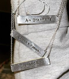 Stamped Necklaces – Page 2 – AP Brand Designs Thick Necklace, Name Necklaces, Chanel Deauville Tote Bag, Name Necklace