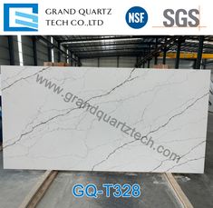 GQ-T328 grey and gold quartz countertop are perfect for any kitchen or bathroom. Quartz Island Countertop, Quartz Island, Calacatta Gold Quartz, Island Countertop, Island Countertops