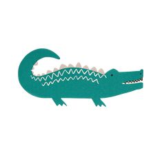 Meri Meri Safari Crocodile Napkins (Pk16) Crocodile Party, Swamp Party, Alligator Party, Jungle Theme Parties, Animal Parade, Safari Theme Party, Napkin Design, Jungle Party, Meri Meri