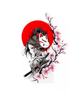 With Meaning Tattoo, Tato Geisha, Geisha Tattoo Design, Tattoos Infinity, Geisha Tattoo, Japan Tattoo Design, More Tattoo