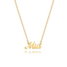 PRICES MAY VARY. NAME NECKLACE: Personalized name pendant necklace for everyone who named Mia SIZE: 18”+2.5” extension chain, adjustable chain help you find a comfortable length. MATERIAL: 14K gold plated name necklace, Hypoallergenic, Not easy change colour or tarnish, lead free and nickel free. Perfect Gift: Elegant package ready for giving, will be your best choice. Easy Go with Party, Dating and Variety Occasions. After-Sales Service: 60-Day No-Risk Return Policy. Personalized Custom Name Ne Dainty Nameplate Clavicle Chain Necklace, Mia Necklace, Letter Name Necklace, Name Pendant, Name Jewelry, Custom Name Necklace, Necklace Dainty, Necklace Personalized, Gold Plated Necklace