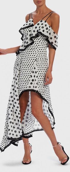 Dots Fashion, High Low Dress, Polka Dots, Cover Up