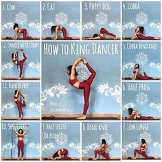 the instructions for how to do a dancing pose