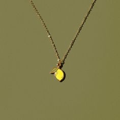 Yellow Charm Necklace With Adjustable Chain As Gift, Dainty Yellow Pendant Jewelry, Yellow Charm Necklace For Gifts, Yellow Charm Necklaces For Gifts, Yellow Charms Necklace As Gift, Yellow Charm Necklace For Gift, Dainty Yellow Necklace For Gifts, Dainty Yellow Necklace For Gift, Elegant Yellow Charm Necklaces For Gifts