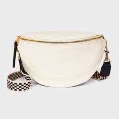 Head out in on-trend style by carrying the Belt Bag from Universal Thread™. Designed in half circle shape, this bag comes with an interior pocket and an exterior slip pocket to help carry your belongings along. The zipper closure helps keep the contents secure, while the adjustable strap allows for easy crossbody wear. Universal Thread™: Found exclusively at Target. Goyard Belt, Cute Crossbody Bags, Belt Style, Trend Style, Half Circle, Crossbody Messenger Bag, Bum Bag, 2024 Fashion, Tote Handbag