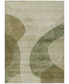 a rug with an abstract design on it