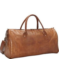 Leather Duffle Carry On Travel Bag Size: 24" x 14" x 10".  Color: Brown.  Gender: unisex.  Age Group: adult. Carry On Travel, Leather Duffel Bag, Leather Duffel, Leather Workshop, Adidas Vintage, Leather Duffle Bag, Travel Handbags, Leather Duffle, Travel Duffel