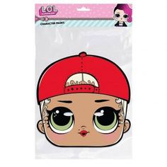 LOL Surprise Mask MC Swag - Excellent Pick Lol Mask, Swag Party, Shrek Character, Cool Face Mask, Average Face, Party Face Masks, Card Party, Red Cap, Surprise Party