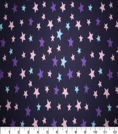 Width: 43 InchesContent: 100% CottonCare: Machine Wash Gentle Cold, Non - Chlorine Bleach, Tumble Dry Low, Warm IronImported Purple Quilt, Purple Quilts, Galaxies Stars, Joanns Fabric And Crafts, Craft Stores, Bleach, Cotton Fabric, Stars, Purple