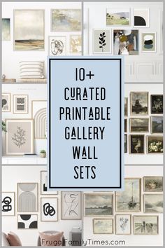 the top 10 free printable gallery wall sets