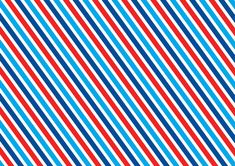 red, white and blue diagonal stripes pattern