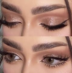 Different Makeup Aesthetics, Quinceanera Makeup, Makeup Aesthetics, Bentuk Alis, Shimmer Eye Makeup, Wedding Eye Makeup, Eye Makeup Techniques, Eye Makeup Pictures