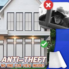 an image of a house with the words anti - thief on it