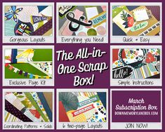 the all in one scrap box