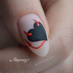 Nail Drawing, Diy Acrylic Nails, Nail Art Disney, Makijaż Smokey Eye, Heart Nails, Nail Art Hacks, Nail Art Tutorial, Short Acrylic Nails