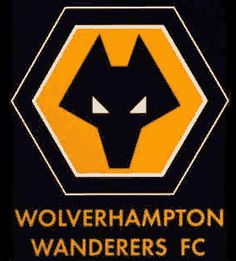 the logo for wolfhamton vanderers 'fc, which has been changed to black and yellow