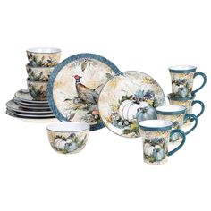 an image of a set of dinnerware