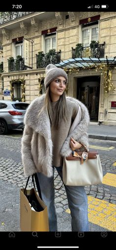 Short Fur Coat Outfit, Faux Fur Coats Outfit, Fur Coat Outfit, Faux Fur Cardigan, Button Fashion, Fur Cardigan, Fox Fur Jacket, Fur Coats Women, Cold Weather Outfits