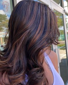 Okay, it's still summer, but I'm honestly counting down the days until I get to create more fall-inspired hair color transformations! Still obsessing over this rich and dimensional brunette look I did for one of my clients. Multi-dimensional tones are a great option if you want every day to look like a good hair day Multi Tone Brunette Hair, Subtle Multi Dimensional Hair Color, Brunette Multidimensional, Multi Dimensional Hair Color, Dimensional Brunette Level 5, Multi Dementional Brunette, Multi Tone Hair Color, Fall Hair Inspo, Dimensional Hair