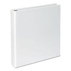 a white binder on a white background