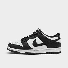 Big Kids' Nike Dunk Low Casual Shoes| Finish Line Shoe Outfits, Nike Essentials, Nike Shoes Women Fashion, Dream Items, Pretty Sneakers, Shoes For School, Back To School Shoes, Dr Shoes, White Nike Shoes